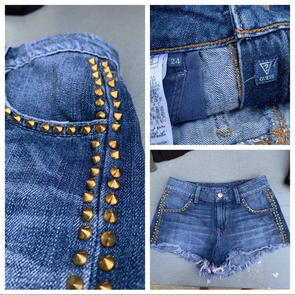 GUESS shorts with studs